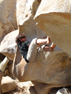 Peter rockclimbing